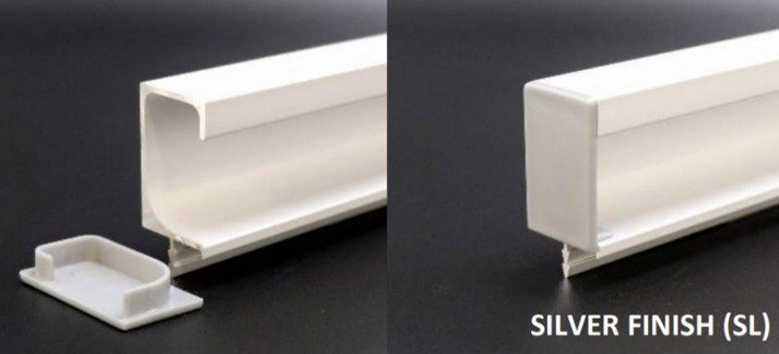 Silver 3 Meter G Handle Profile, For Cabinet Fitting, Finish Type: Stainless Steel